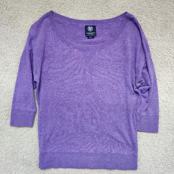 2/$10 American Eagle Lavender Sweater - Picture 1 of 5